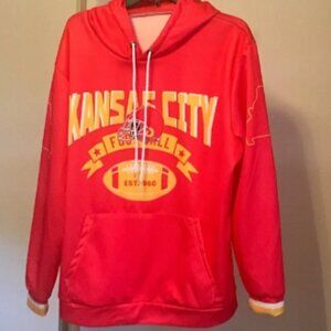 Kansas City Football Red Hoodie